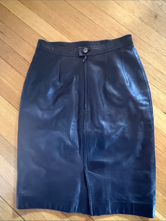Loewe Dresses & Skirts - Loewe Genuine Leather Vintage Skirt